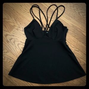 Express black strappy camisole